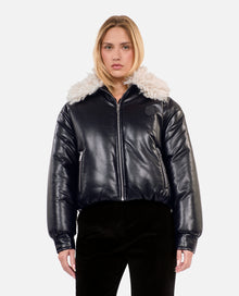 Leather-Effect Jacket | Women | Black