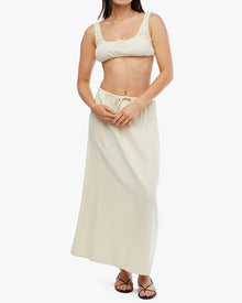 Scrunchy Top | Antique White