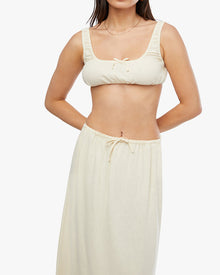 Scrunchy Top | Antique White