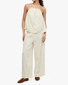 Tie Waist Pant | Antique White (V1)