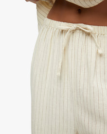 Tie Waist Pant | Antique White (V1)