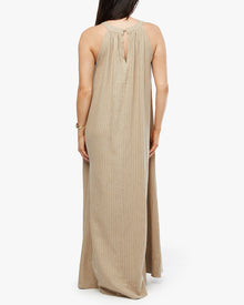 Flowy A-line Maxi Dress | Safari