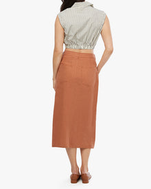 Front Slit Skirt | Bran