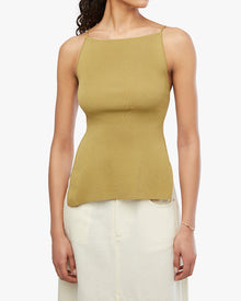 High Straight Neck Top | Willow