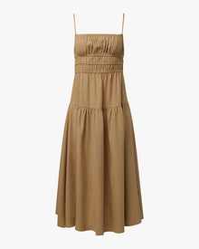 Scrunchie Midi Dress | Safari