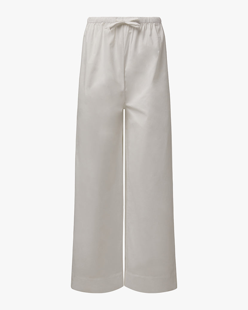 Tie Waist Pant | Classic White
