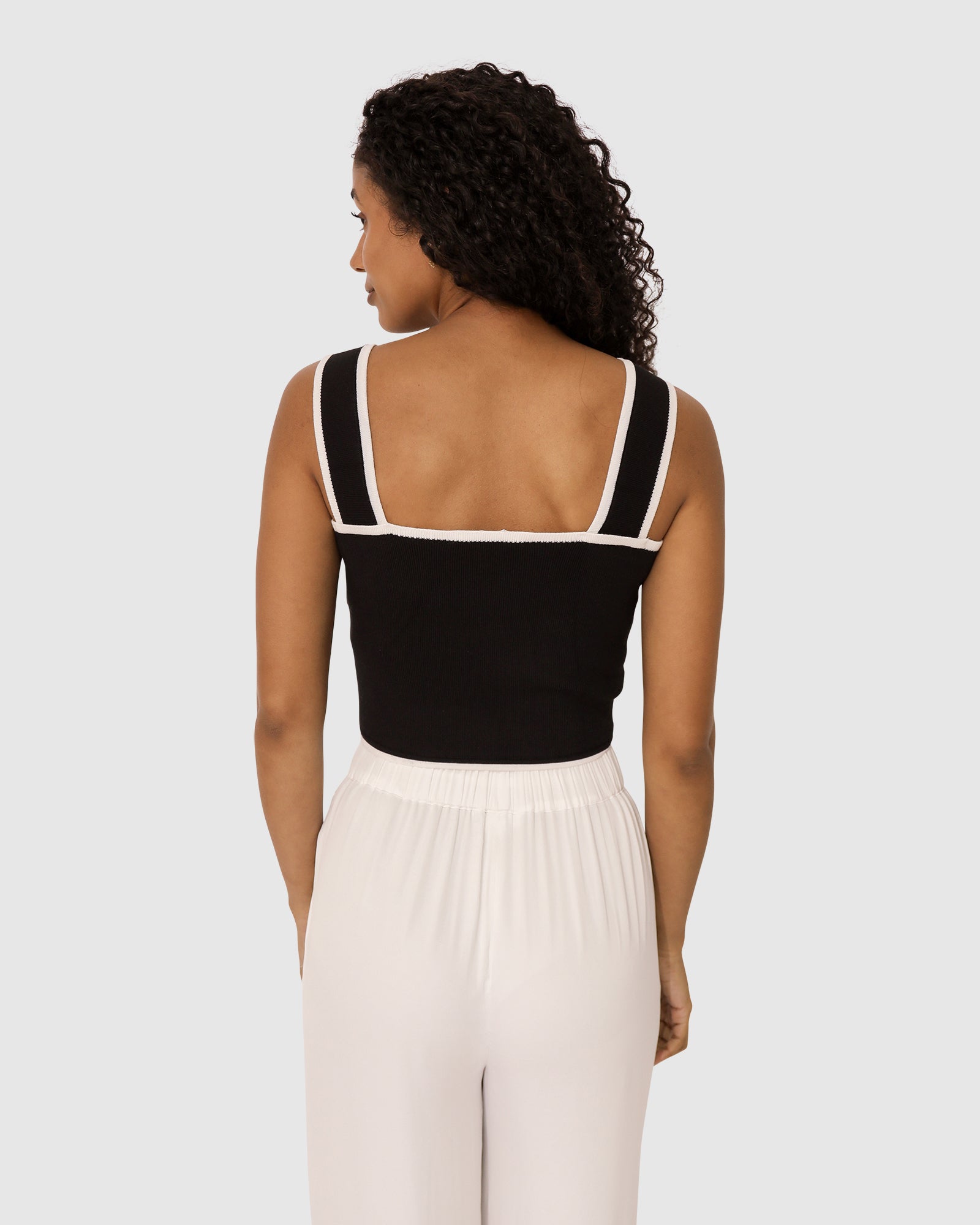 Women | Forevermore Knitted Top | Black