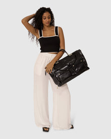 Women | Forevermore Knitted Top | Black