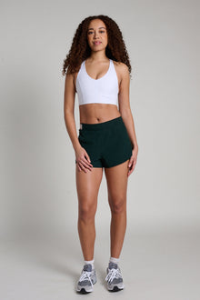 LNDR | Femme Fatale Sports Bra | White