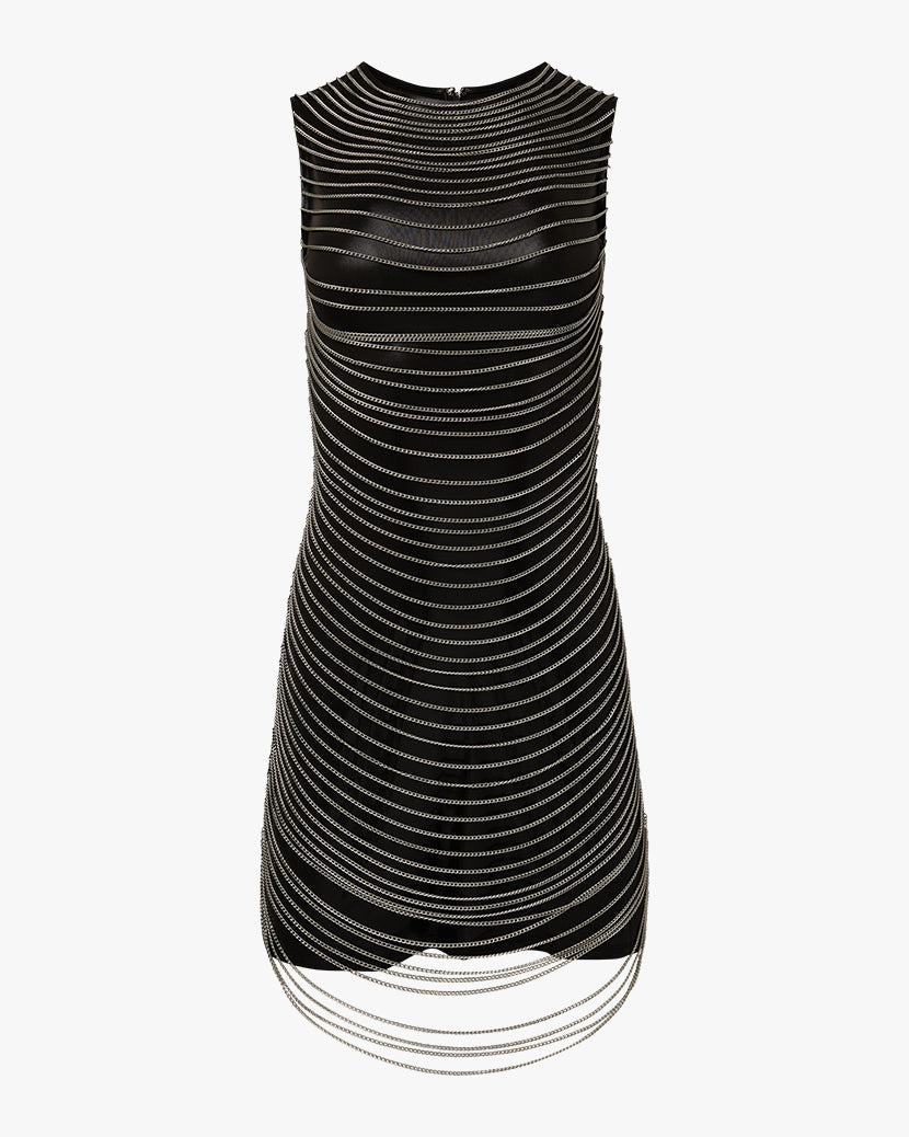 Chain Muscle Mini Dress