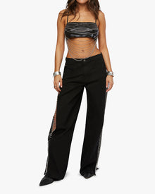 Chain Bandeau Top | Black