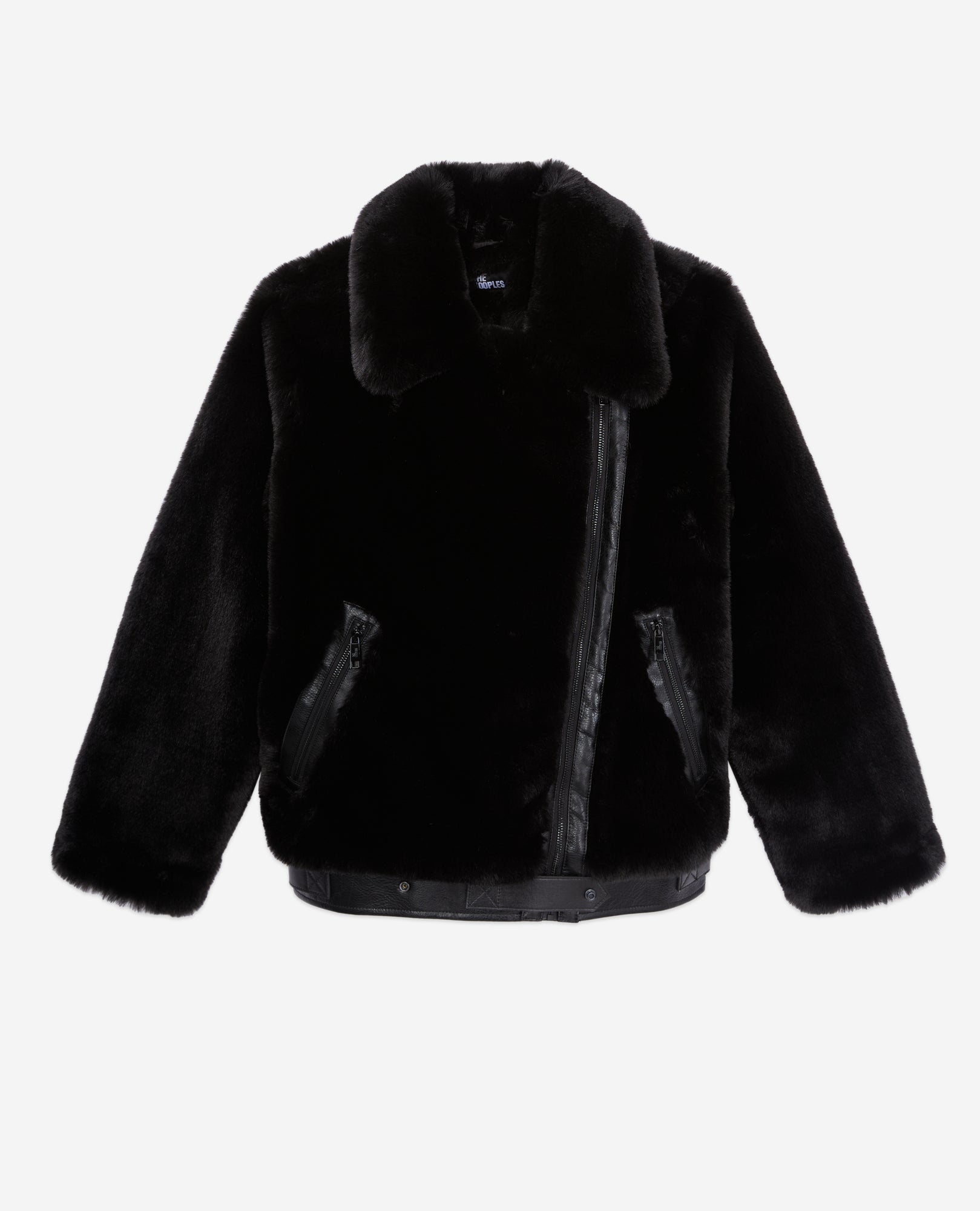 Faux Fur Bomber Jacket | Women | Black