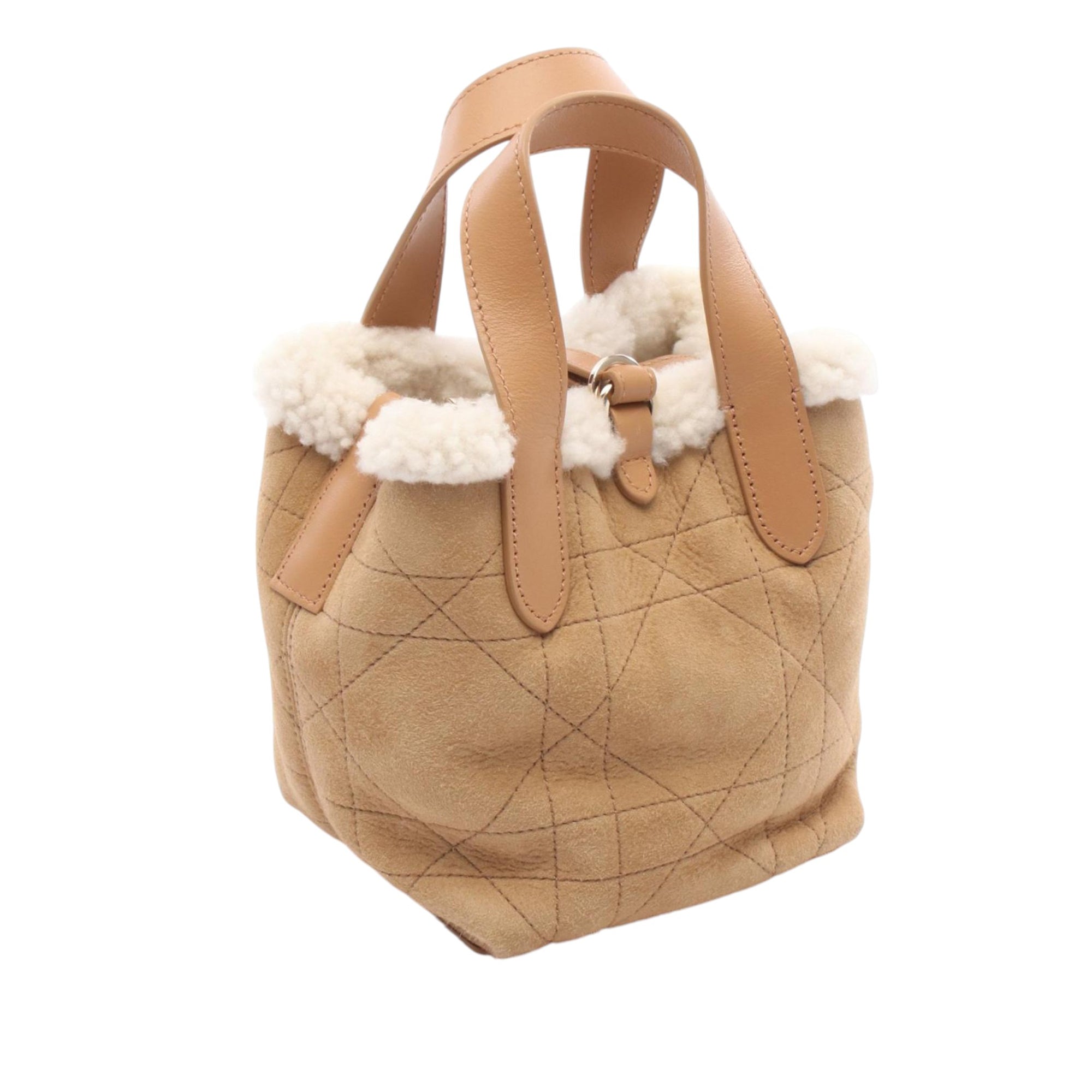 Dior | Pre-Owned Nano Suede Macrocannage DiorAlps Toujours | Brown
