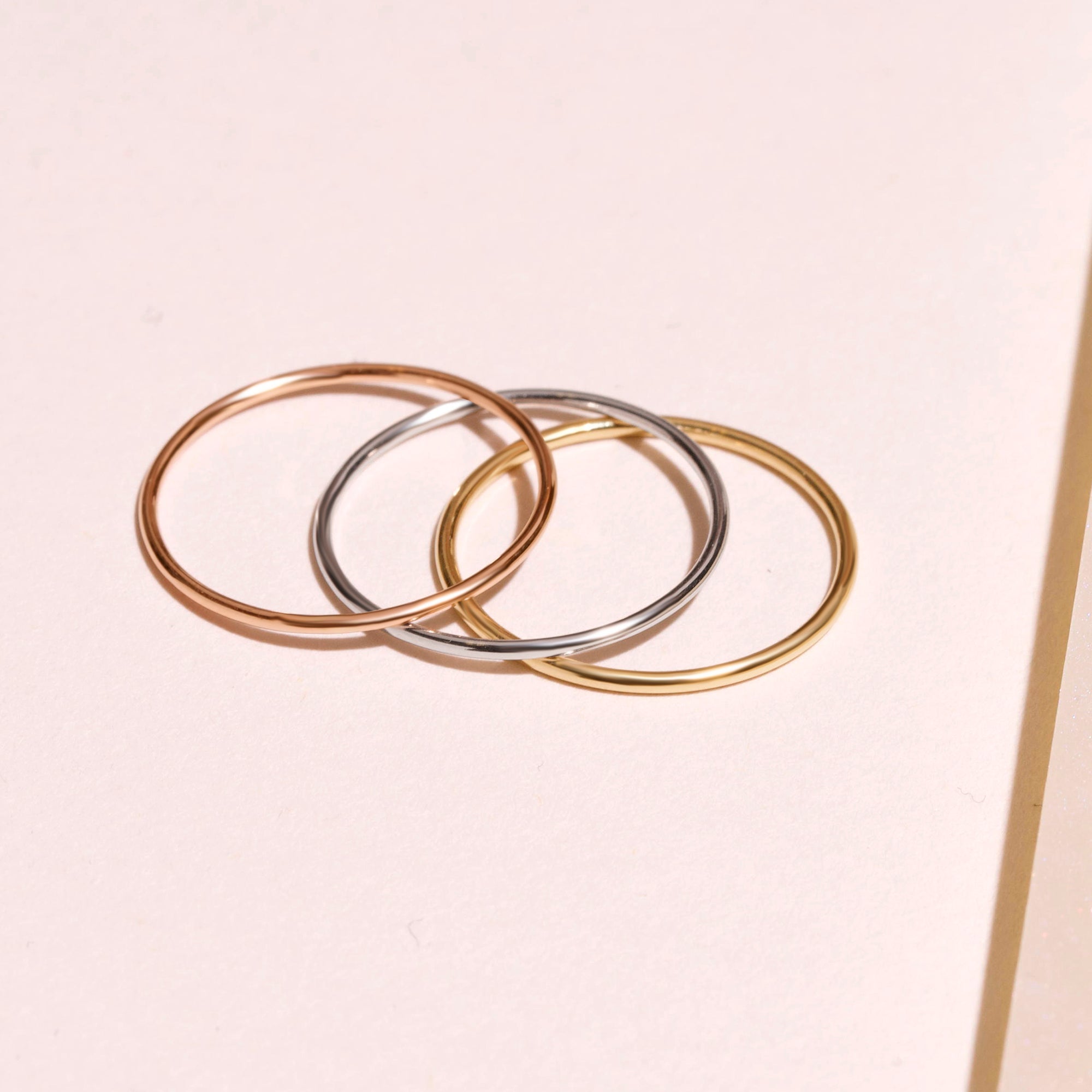 Fine Gold Round Band | 10k Solid Gold