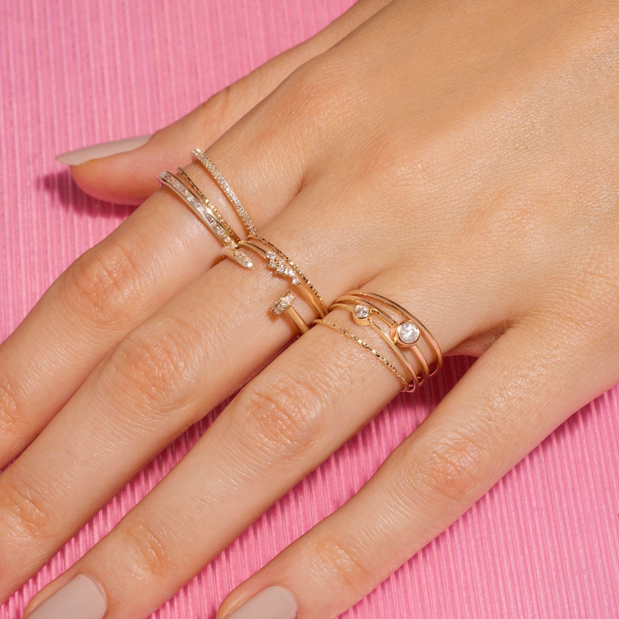 Fine Gold Round Band | 10k Solid Gold