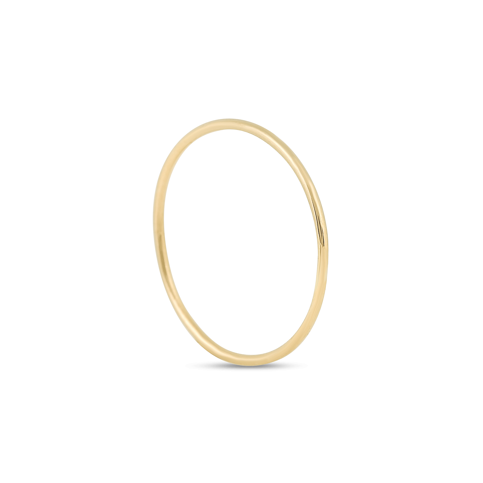 Fine Gold Round Band | 10k Solid Gold