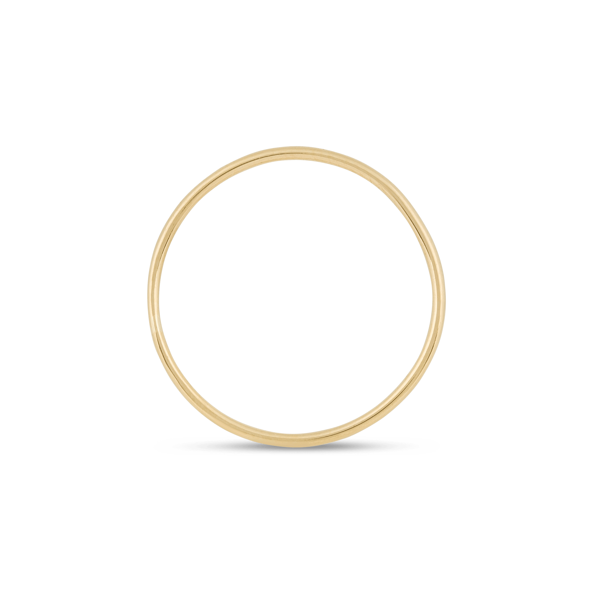 Fine Gold Round Band | 10k Solid Gold