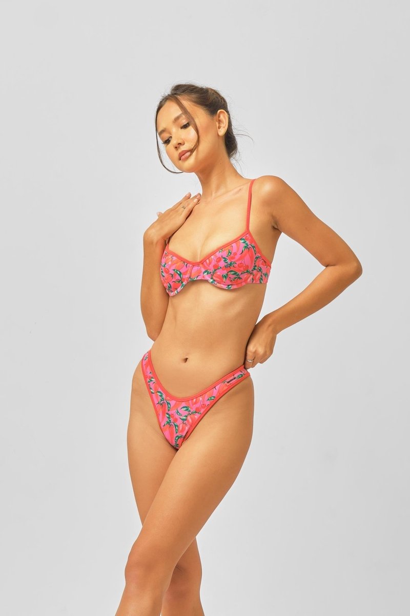 Women | Fiona High Rise Cheeky Bottoms | Spicy Peppers