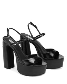 Womens | Fire Leather Heel | Black