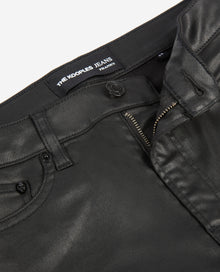 Leather-Effect Jeans | Women | Black