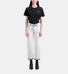 Straight Bleached Jeans | Women | White Bleach