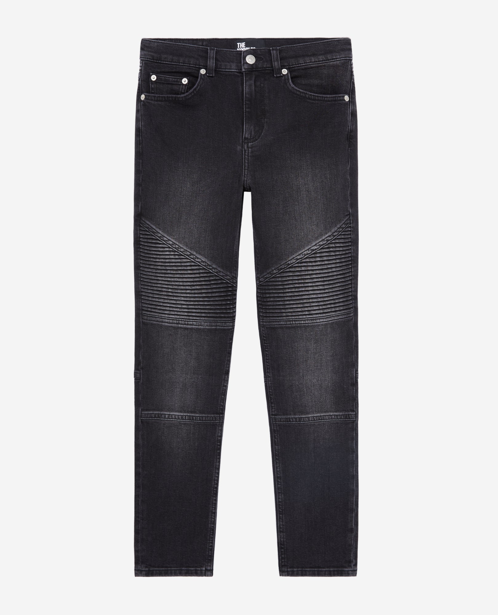 Slim Biker Jeans | Women | Black Washed