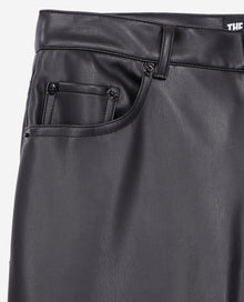 Leather Effect Trousers | Women | Black