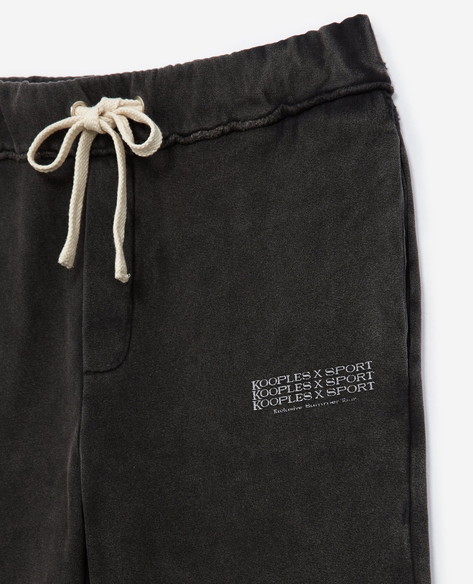 Faded Joggers With Stretch Waist | Women | Black Washed