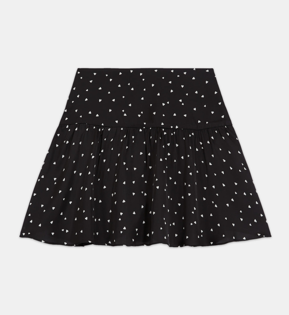 Short Printed Skirt | Women | Black