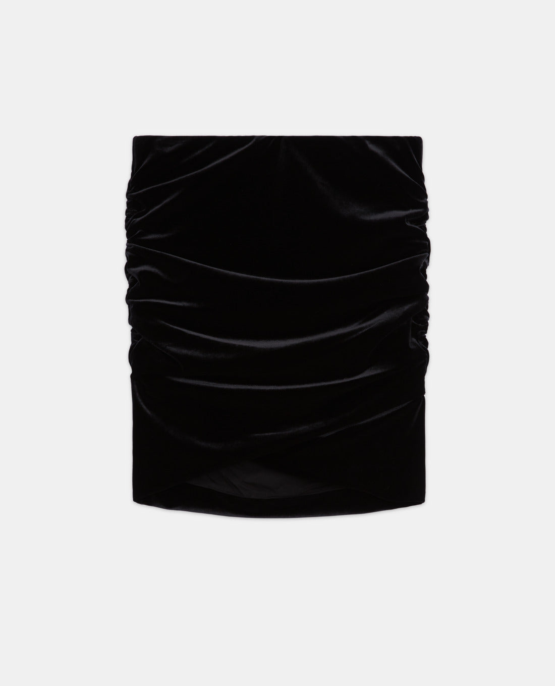 Short Velvet Skirt | Women | Black