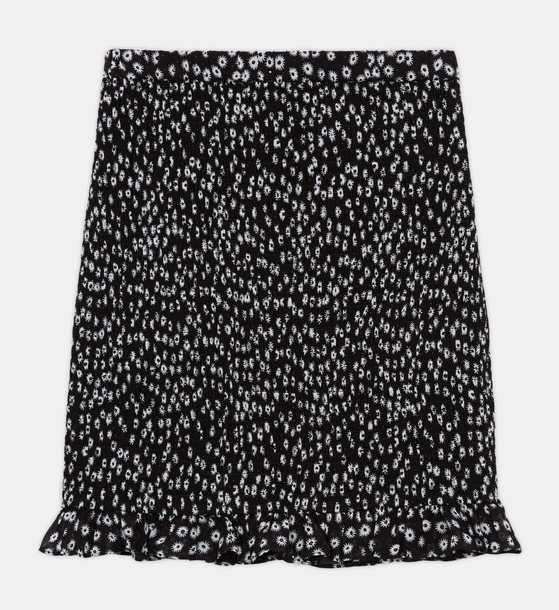 Short Printed Skirt | Women | Black x White