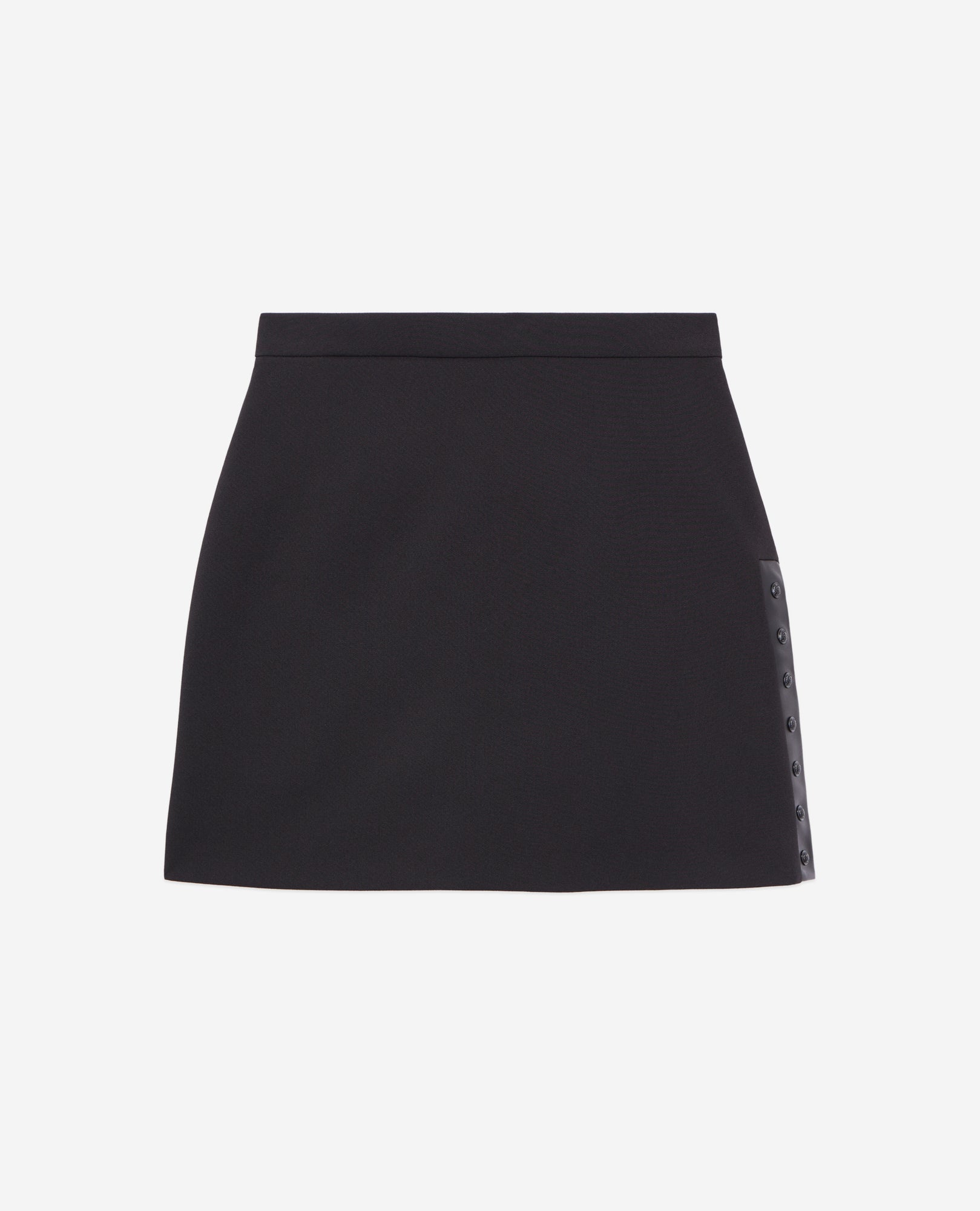 Short Crepe Skirt | Women | Black