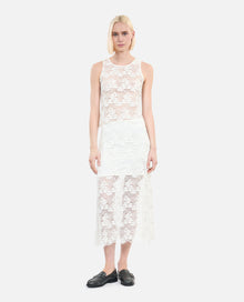 Long Lace Skirt | Women | Ecru