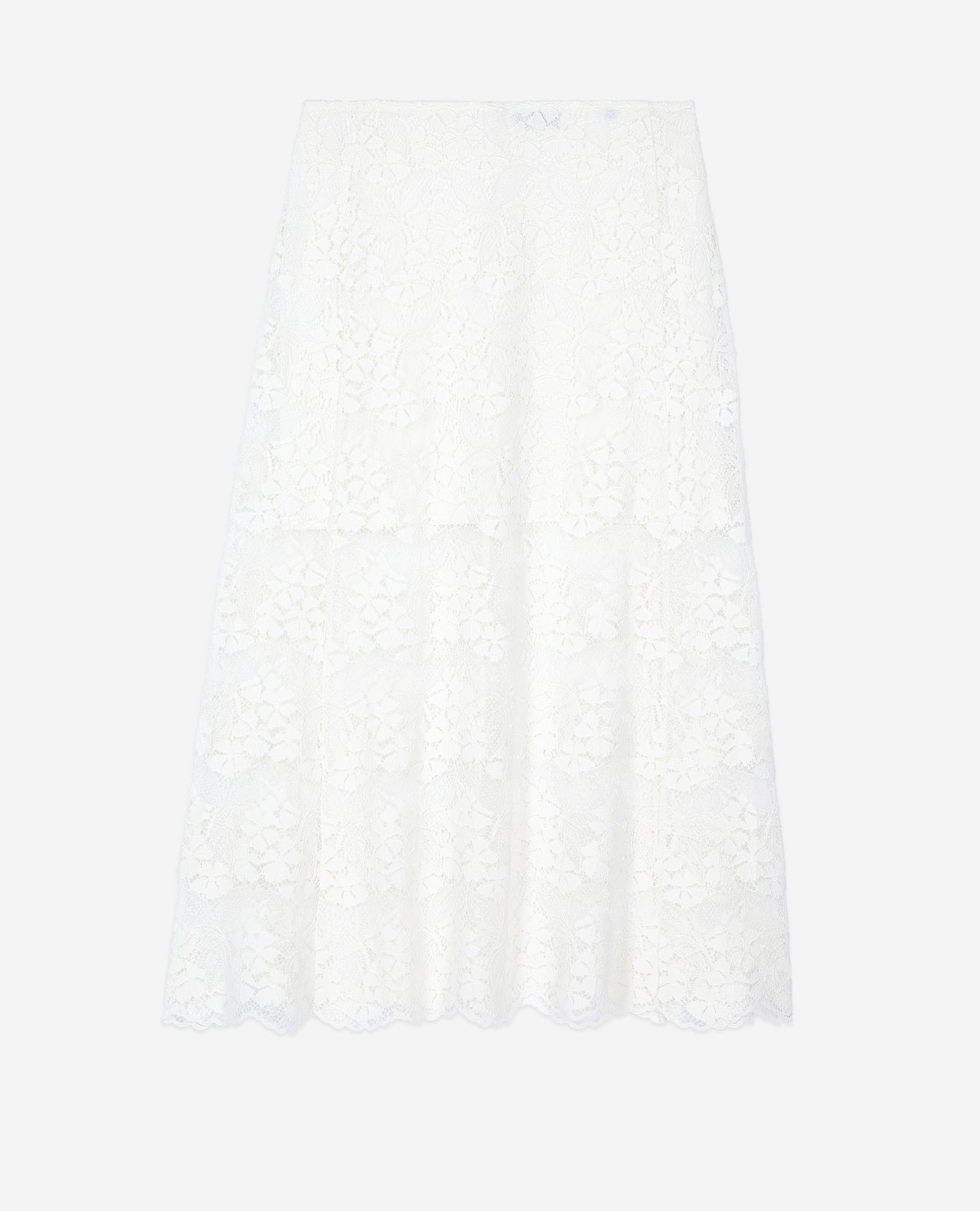 Long Lace Skirt | Women | Ecru