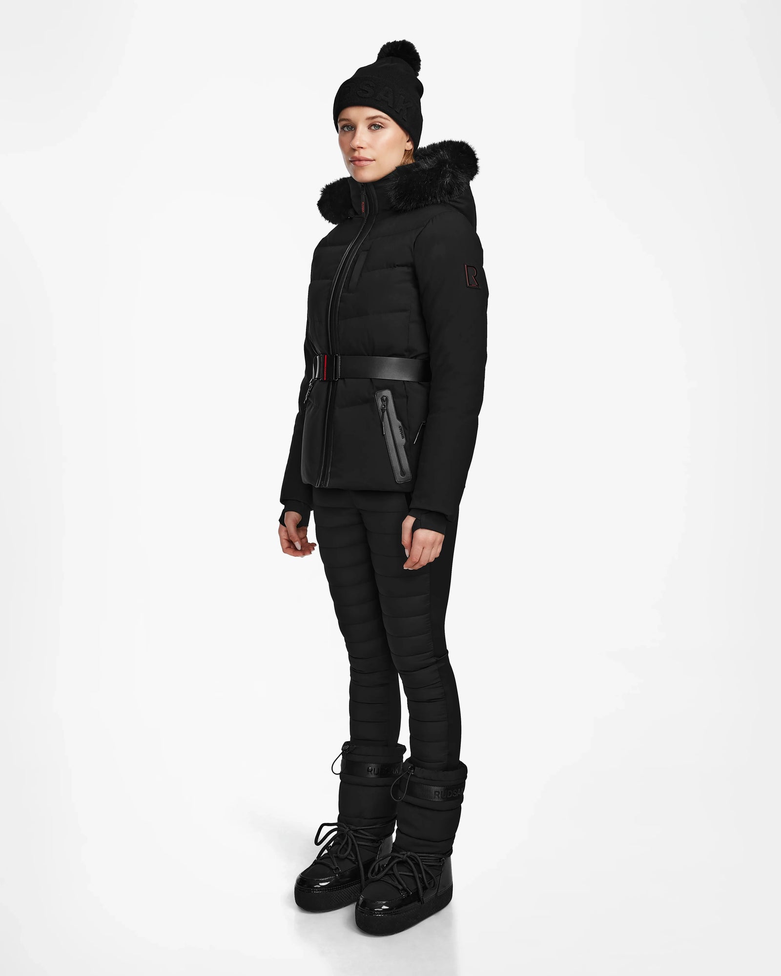 Women | Down Ski Jacket ALAIA - 8124816 | Black