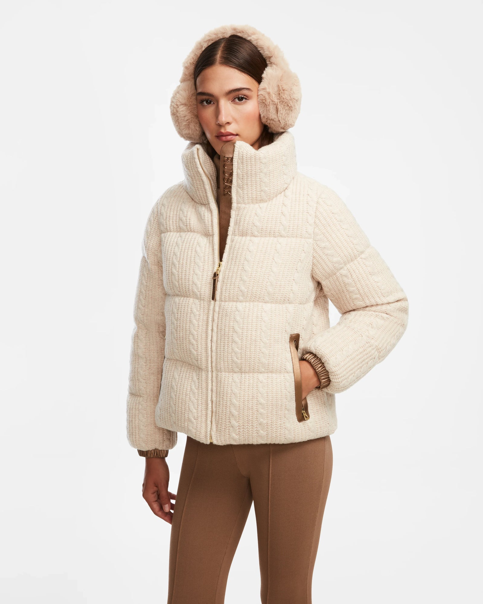 Women | AMELIE Down Puffer | Beige