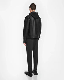 Men | AREN Leather Jacket | Black