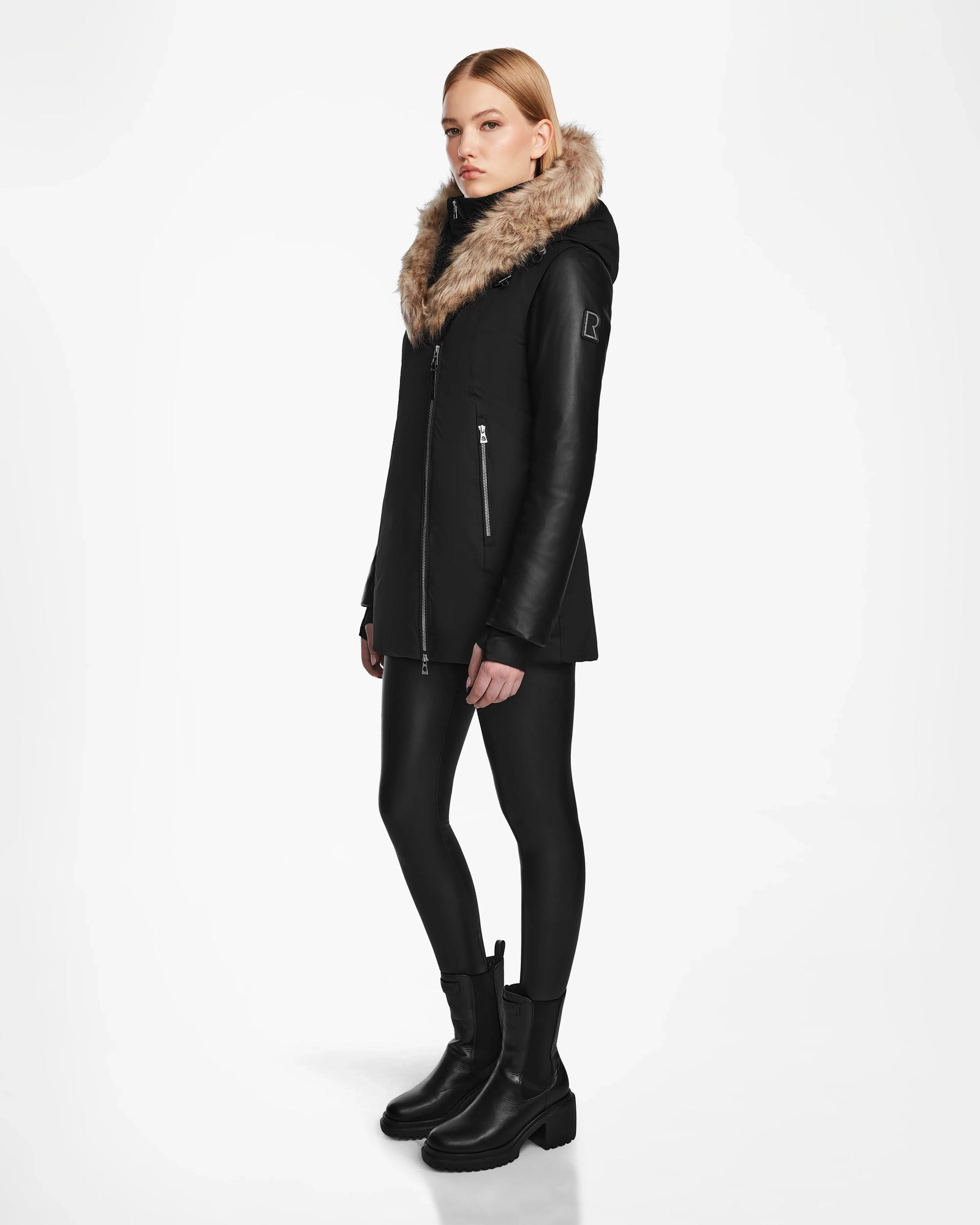 Women | AURORE R Down Parka | Black