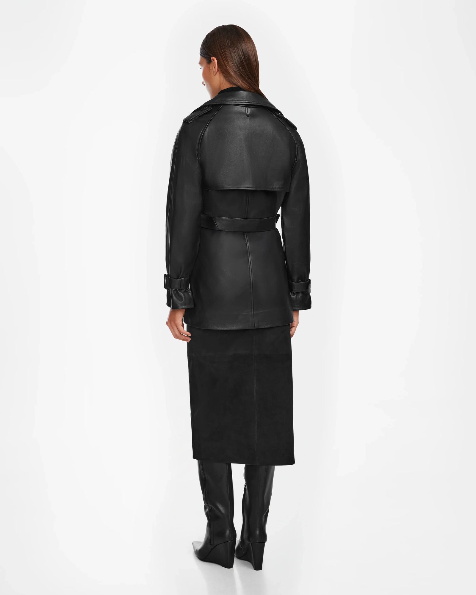 Women | CASSIE M Leather Jacket | Black