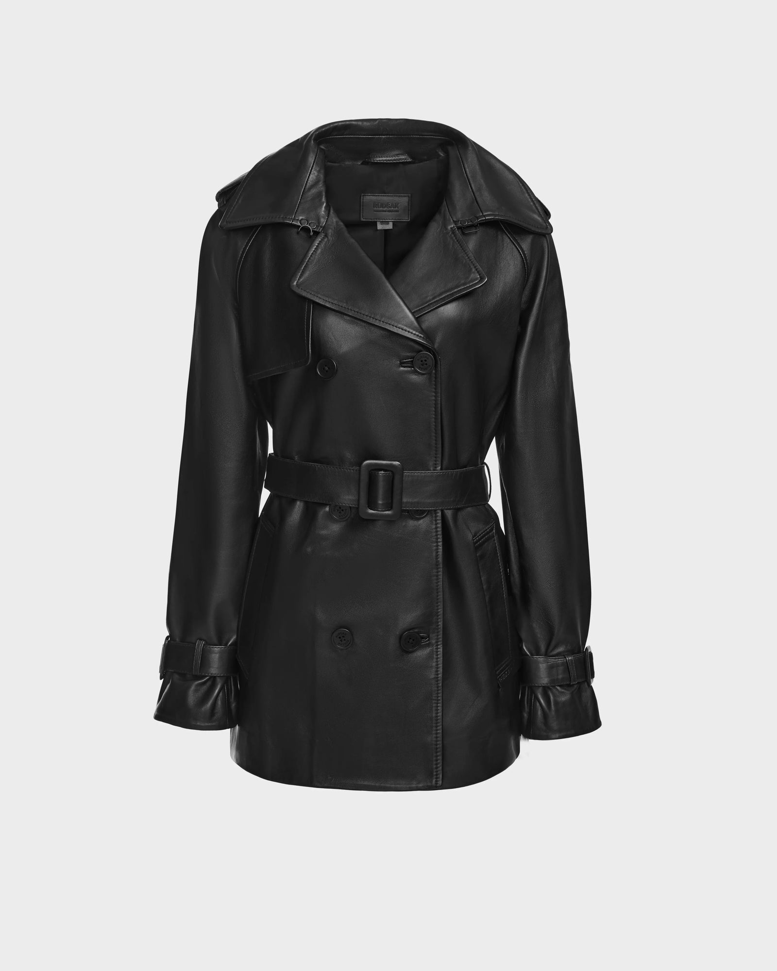 Women | CASSIE M Leather Jacket | Black