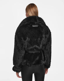Women | CHLOE Faux Fur Jacket | Black