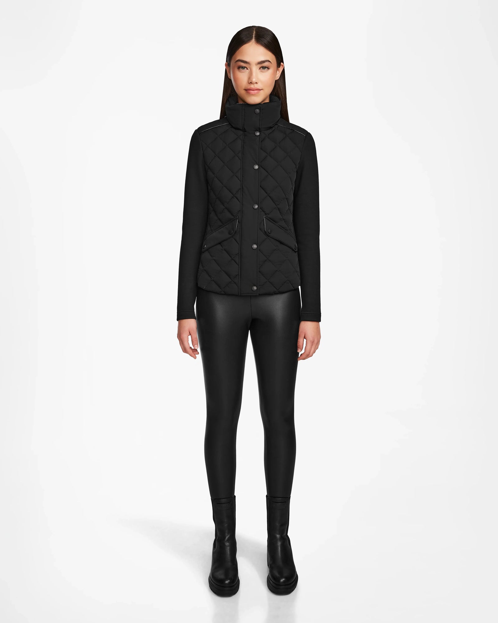Women | Quilted Light Jacket KARMA L124503 | Black