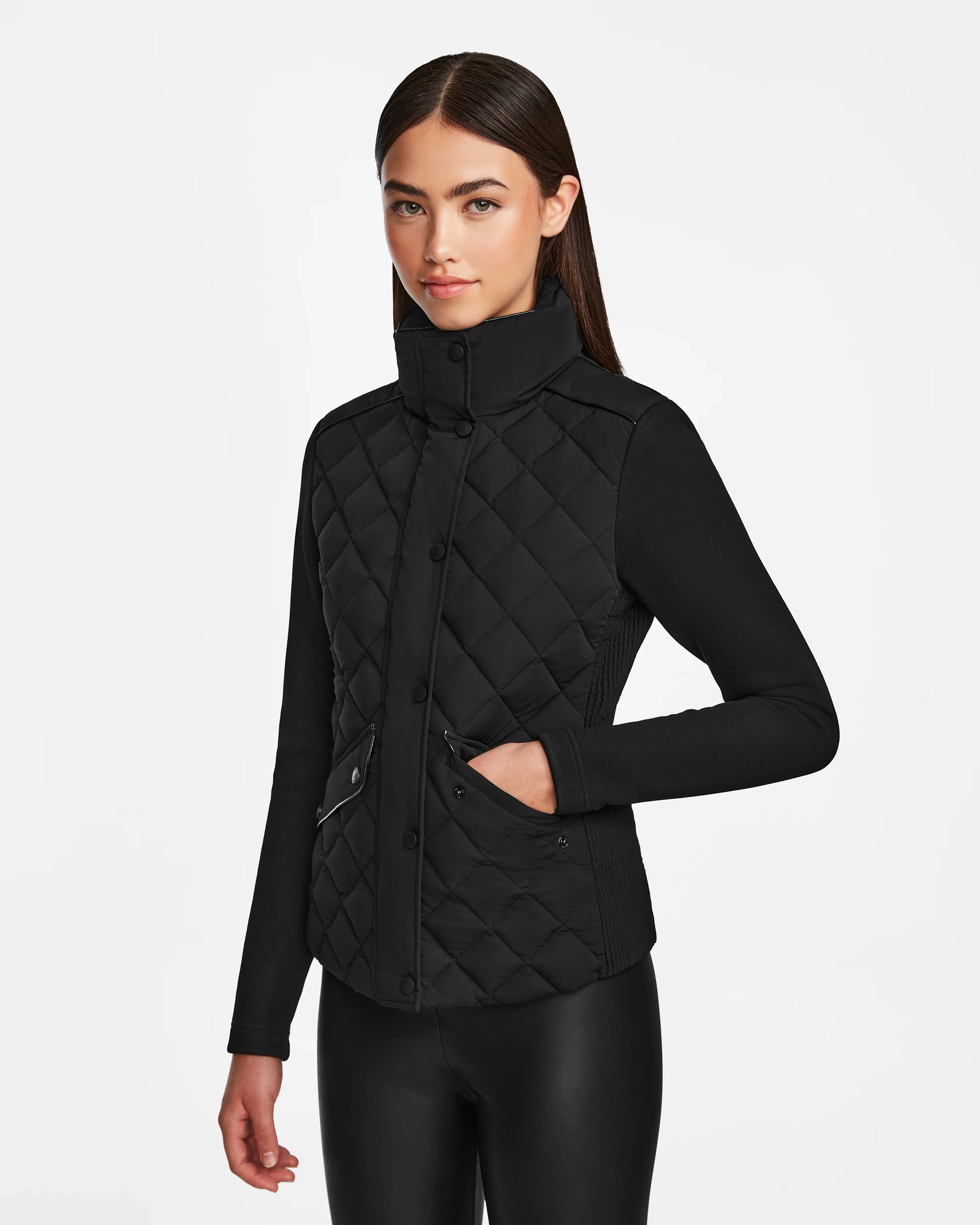 Women | Quilted Light Jacket KARMA L124503 | Black
