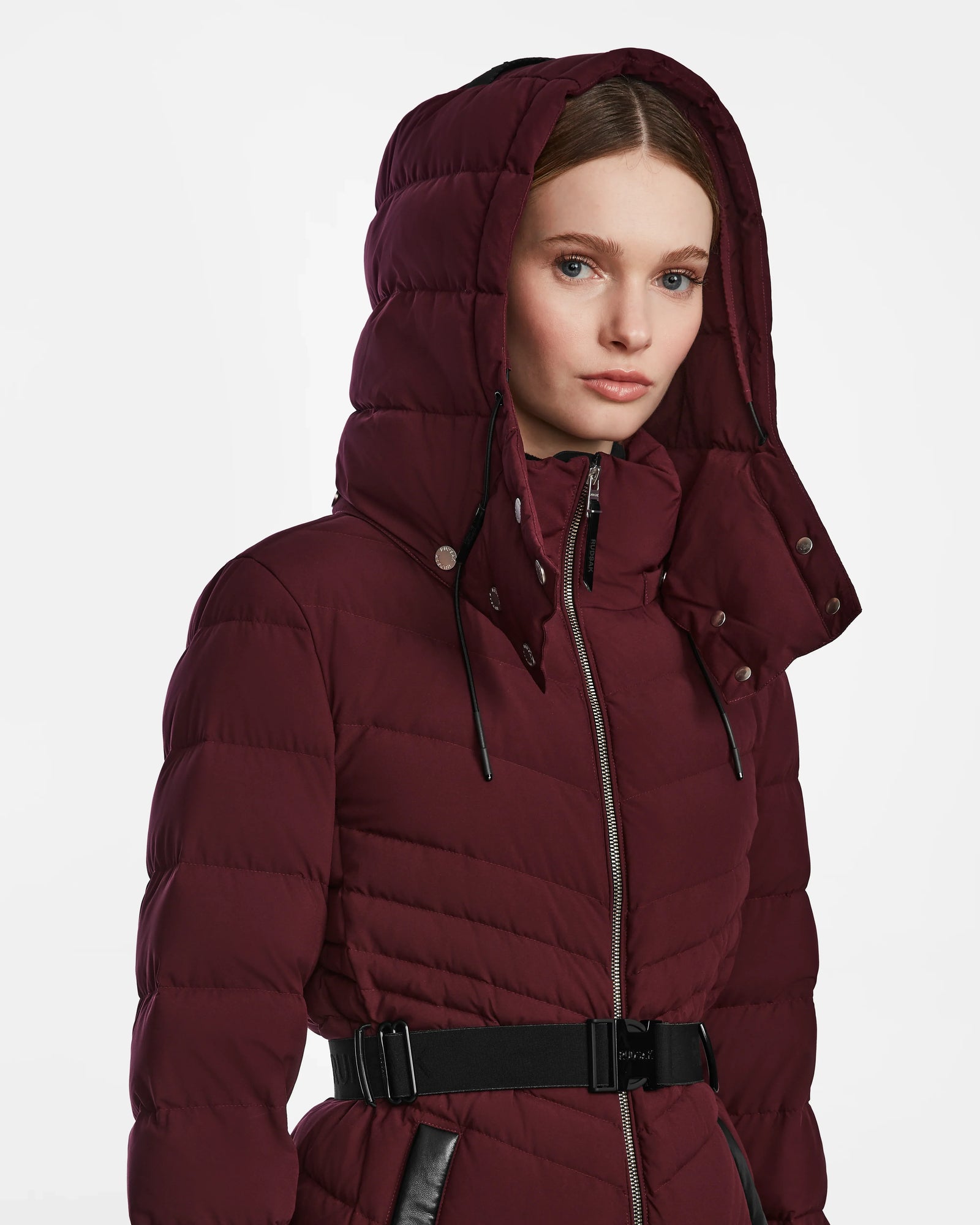 Women | MALAYA M Down Puffer | Wine