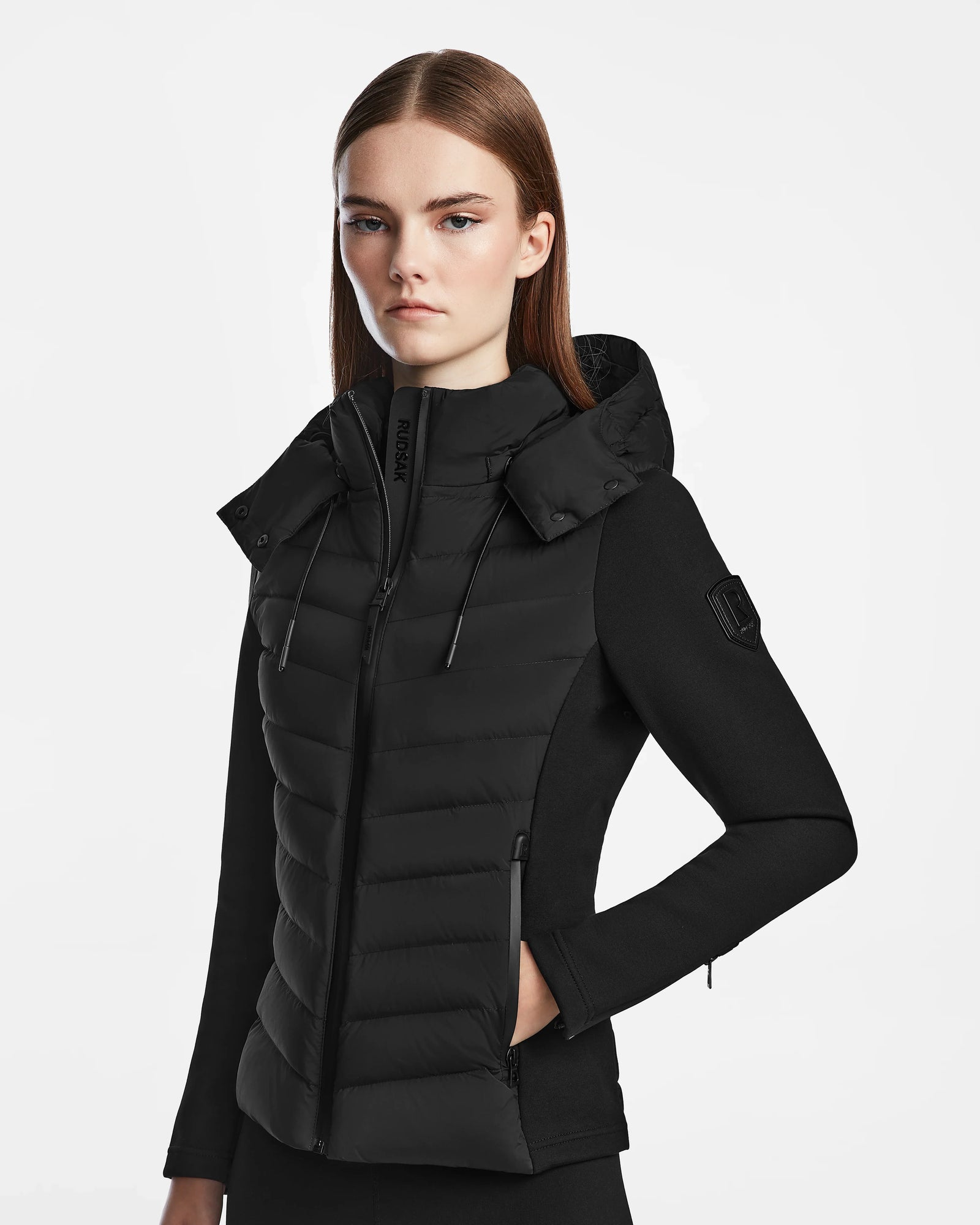 Women | MALYA M Hybrid Lightweight Down Jacket | Black