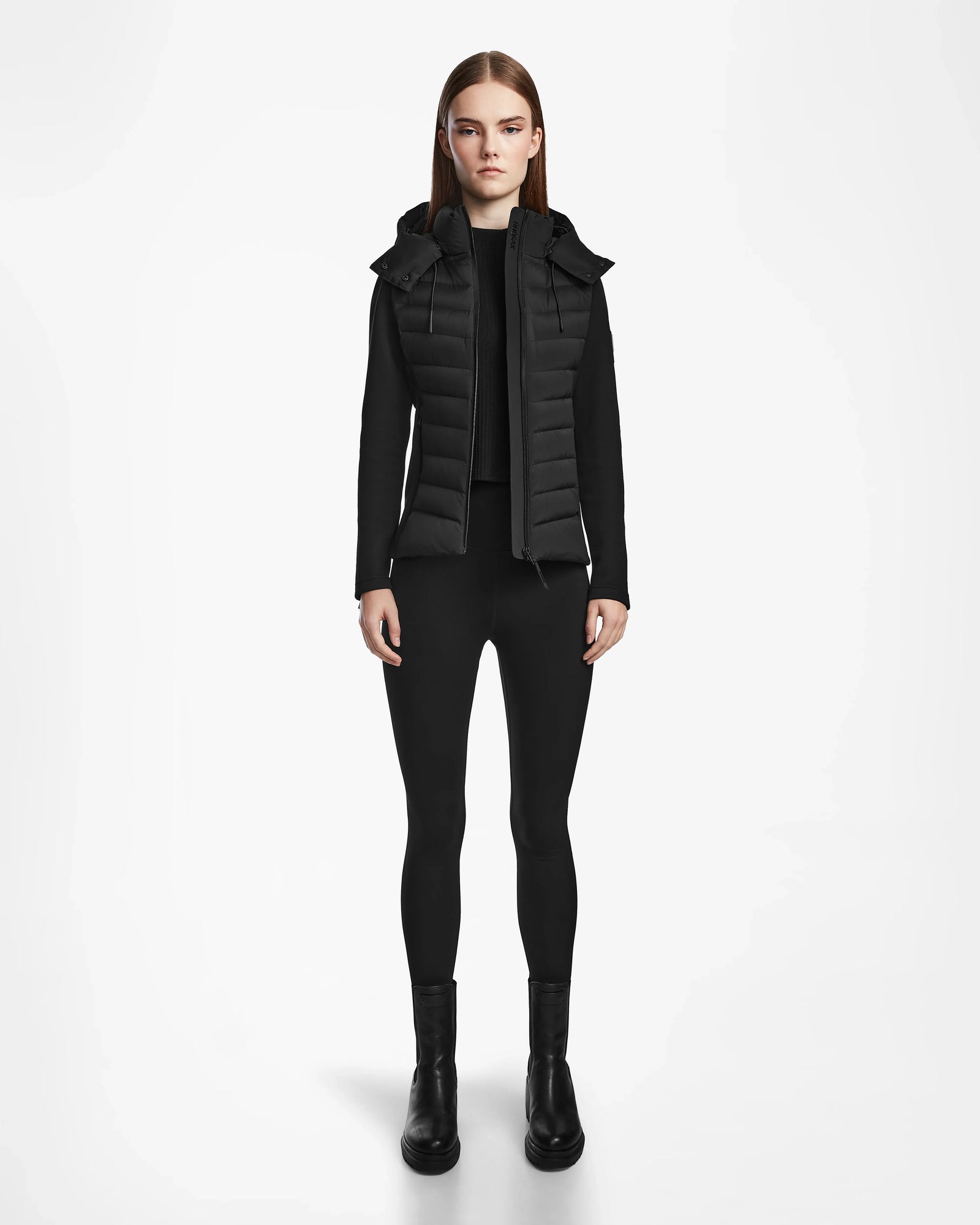 Women | MALYA M Hybrid Lightweight Down Jacket | Black