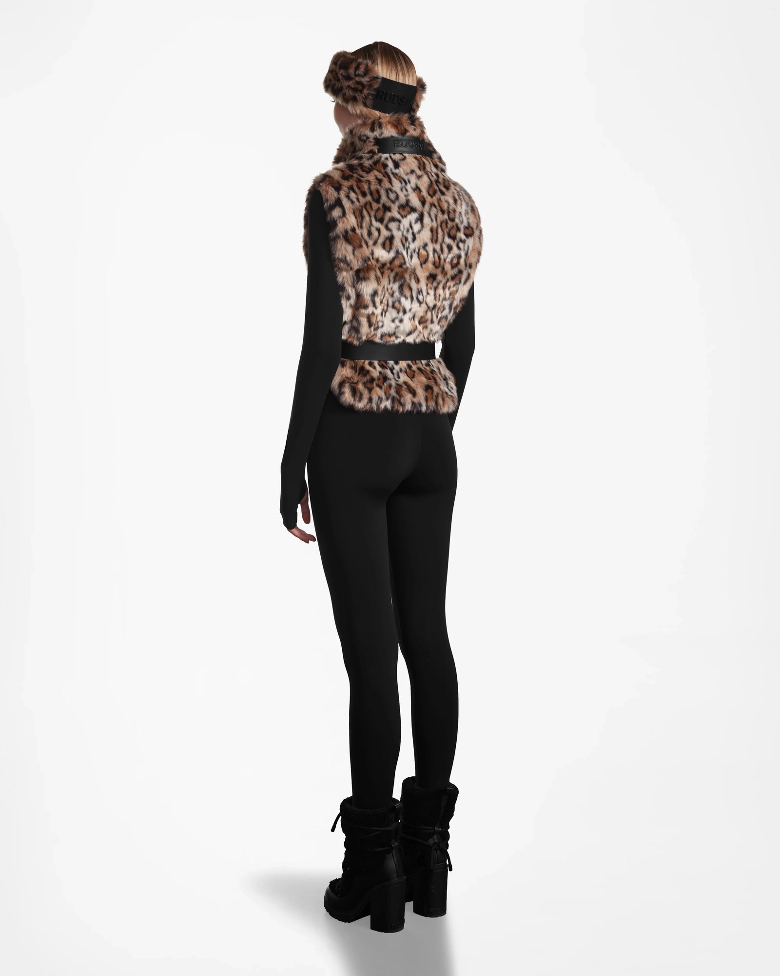 Women | MAULIN Faux Fur Vest | Leopard