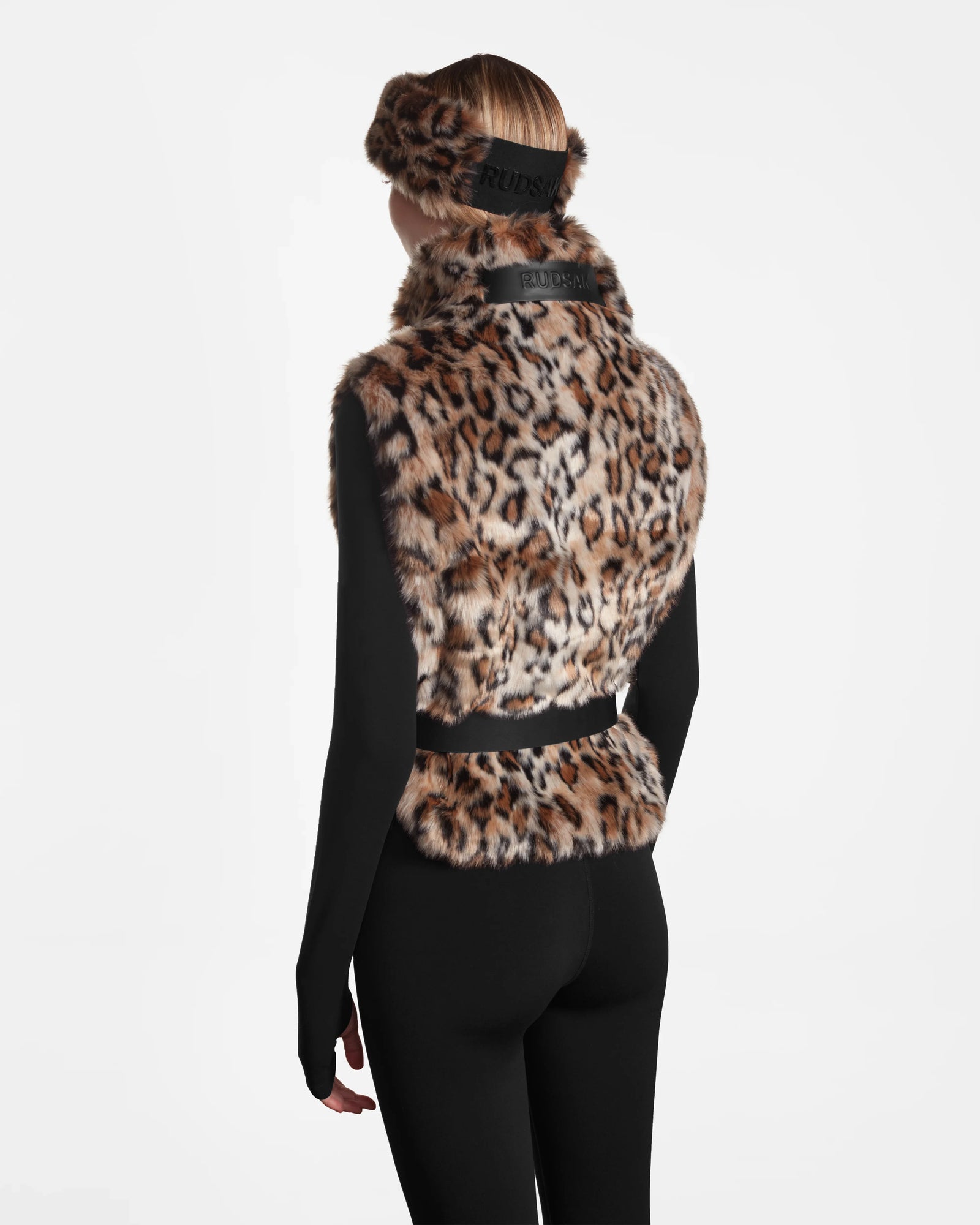 Women | MAULIN Faux Fur Vest | Leopard