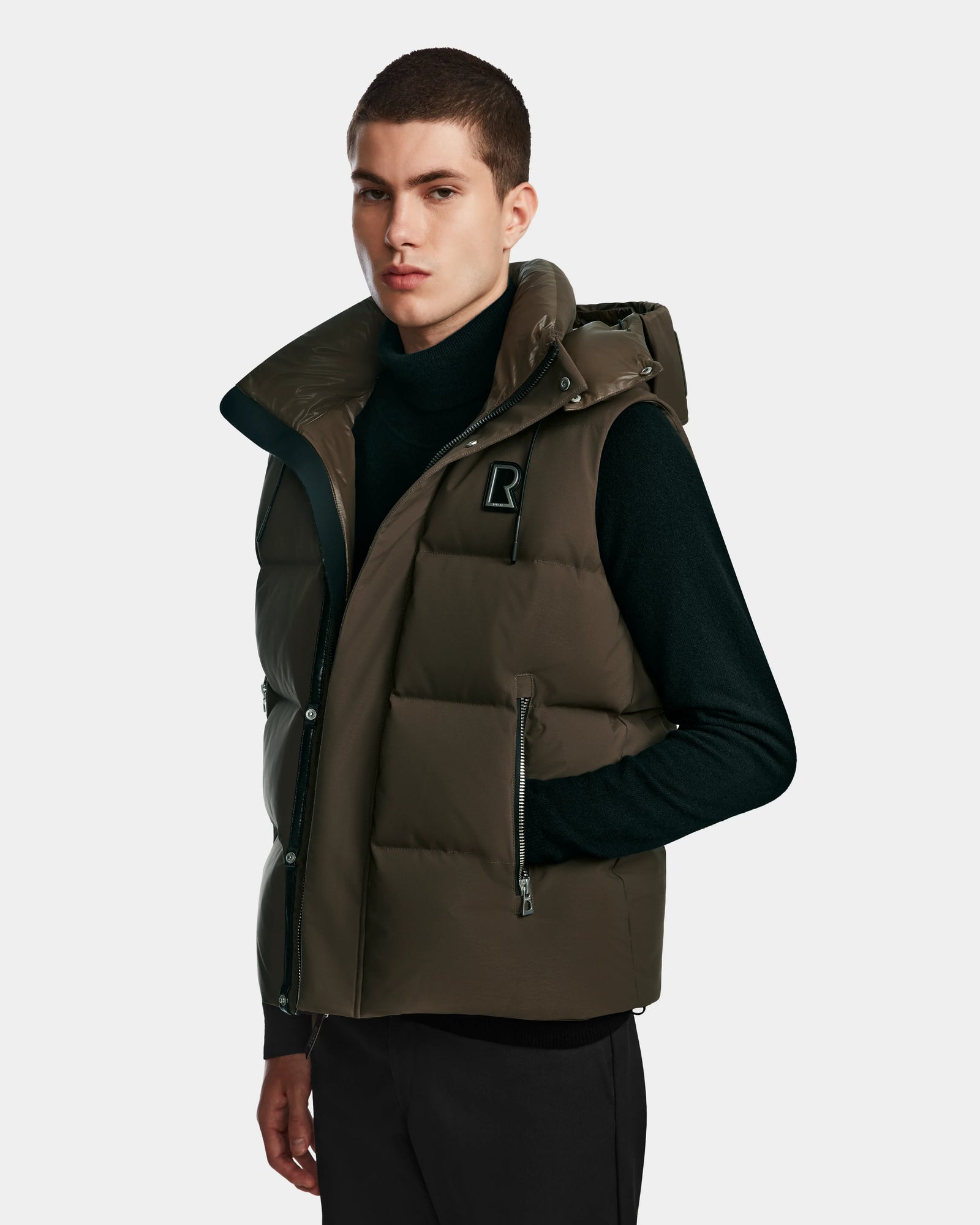 Unisex | Down Puffer Vest REN M 9123512 M | Army