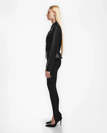 Women | YEVA Leather Jacket | Black